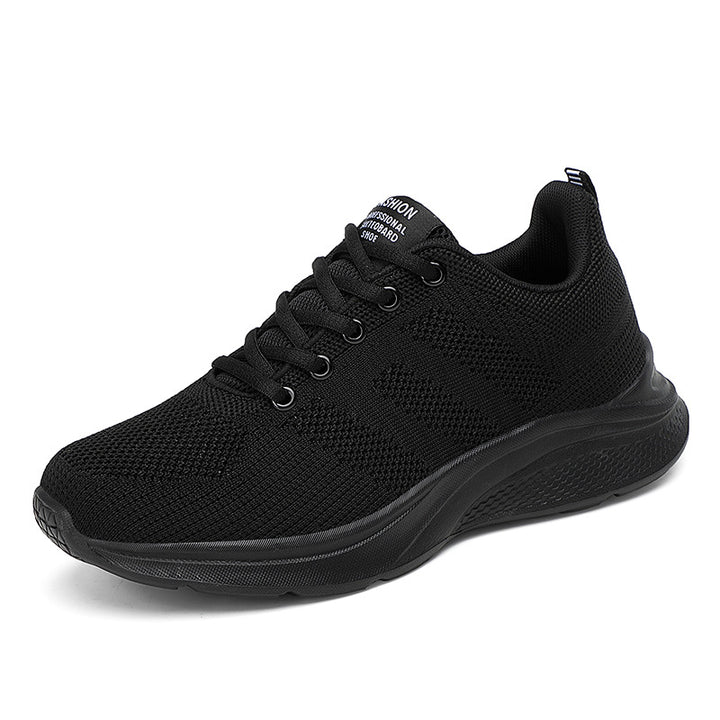 Women's lightweight knitted fitness sneakers with seamless upper material, adaptive EVA cushioning, and ergonomic heel padding Mune Fashion