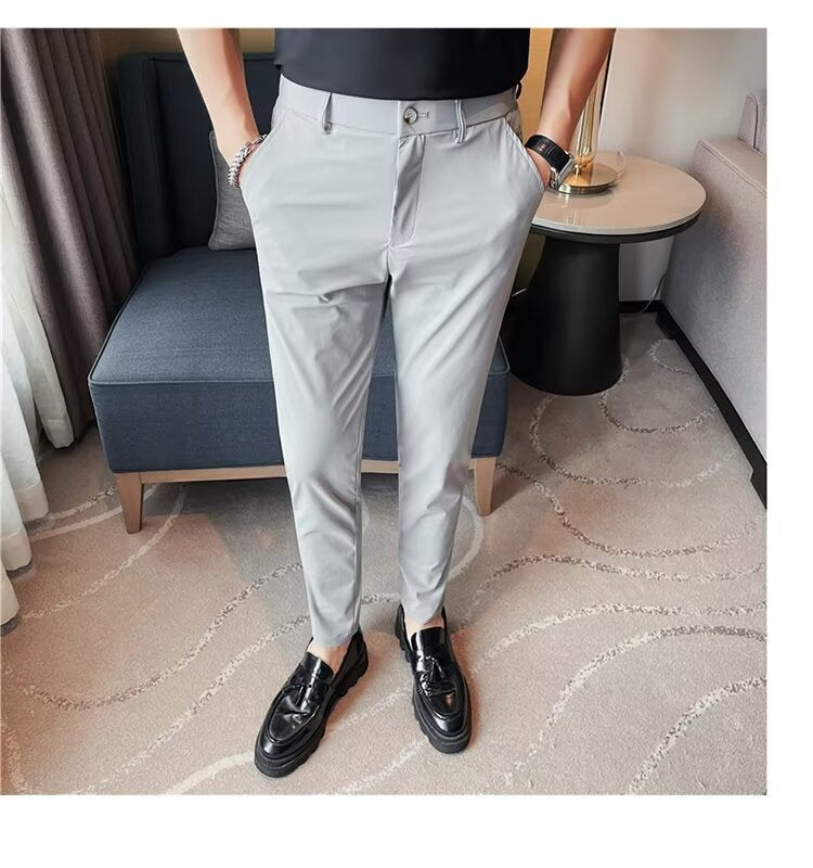 Men's Elegant Slim-Fit Pants Mune Fashion