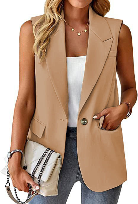 Ladies Stylish Blazer Vest Mune Fashion