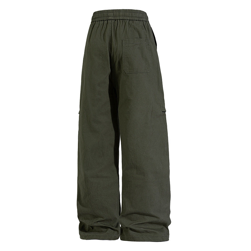 Men's Loose Cargo Jogging Pants in Baggy Cut with Drawstring & Multiple Pockets Mune Fashion