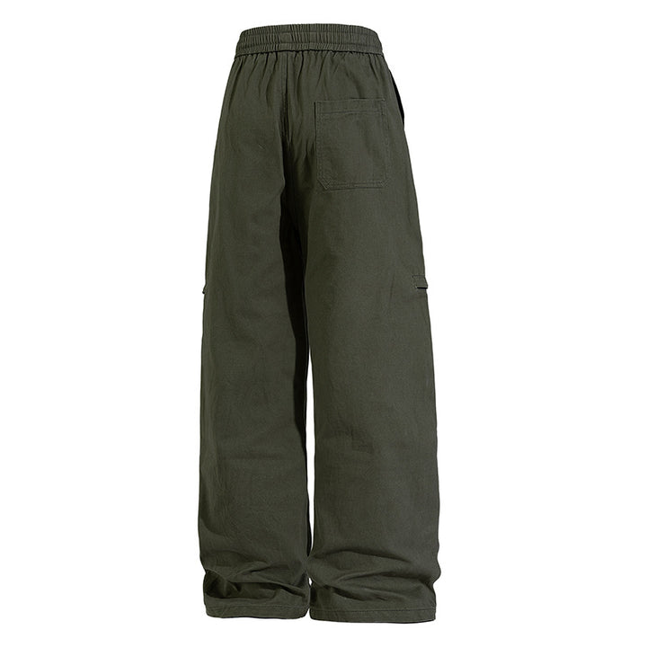 Men's Loose Cargo Jogging Pants in Baggy Cut with Drawstring & Multiple Pockets Mune Fashion