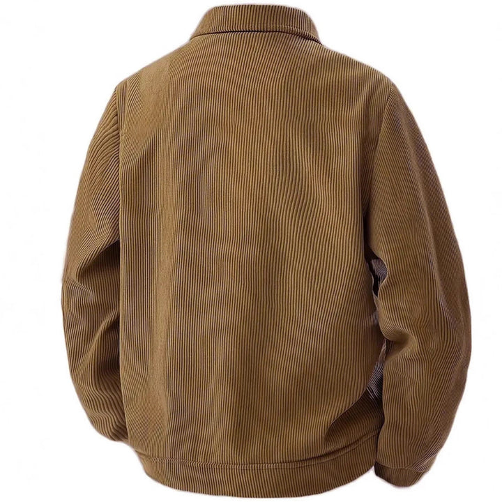 Men's cord jacket in the classic work jacket style with snap buttons and chest pockets Mune Fashion