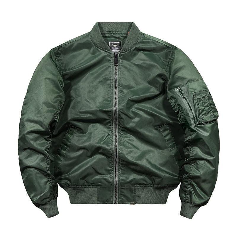 Men's bomber jacket in pilot style with water-repellent nylon shell and sleeve utility pocket Mune Fashion
