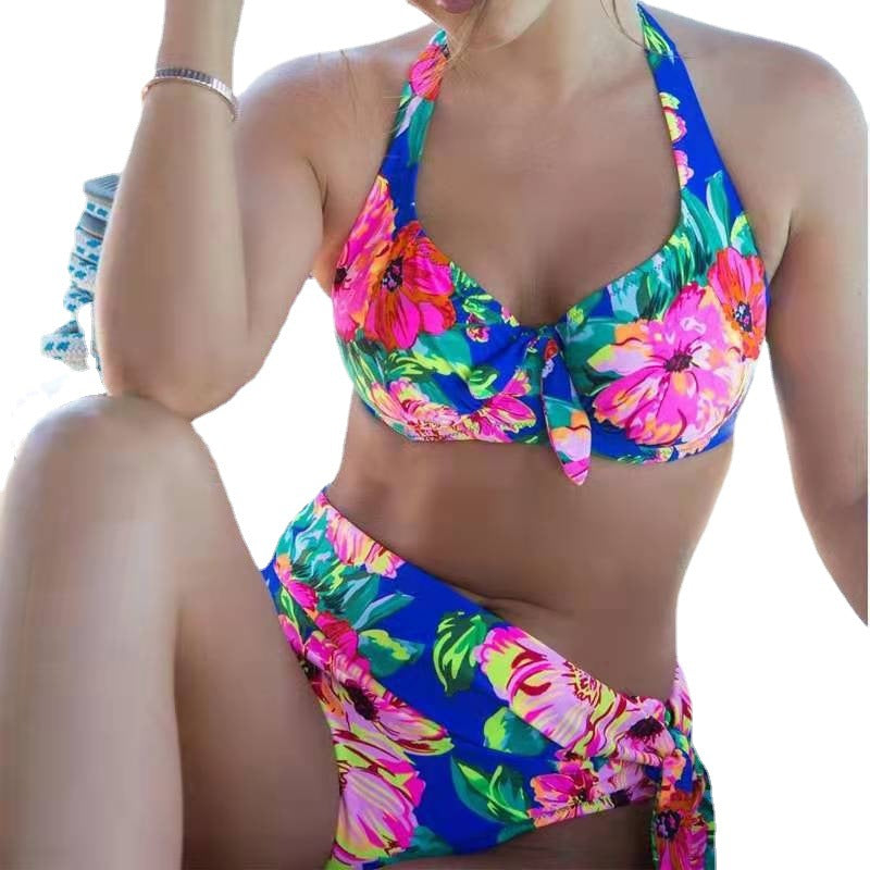 Women's bikini set with sporty top and adjustable bottom Mune Fashion