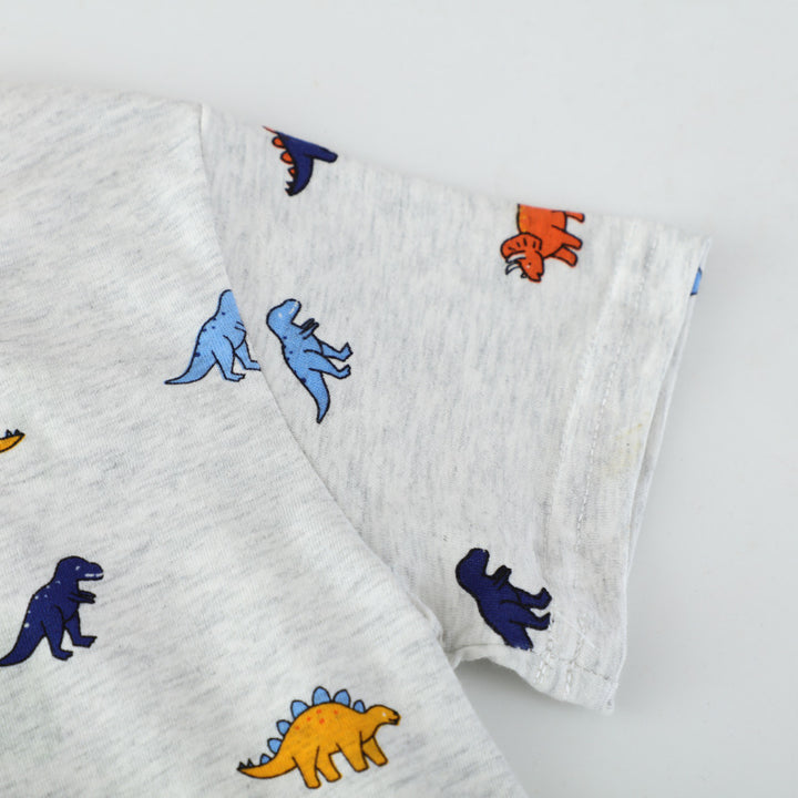 Kids T-Shirt with colorful dinosaur motif Mune Fashion