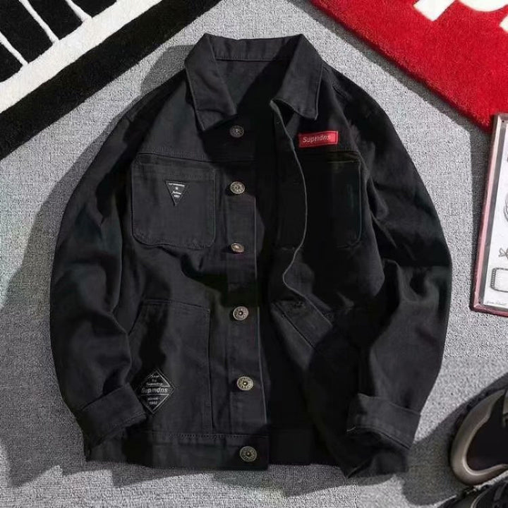 Men's Fashionable Denim Jacket Mune Fashion