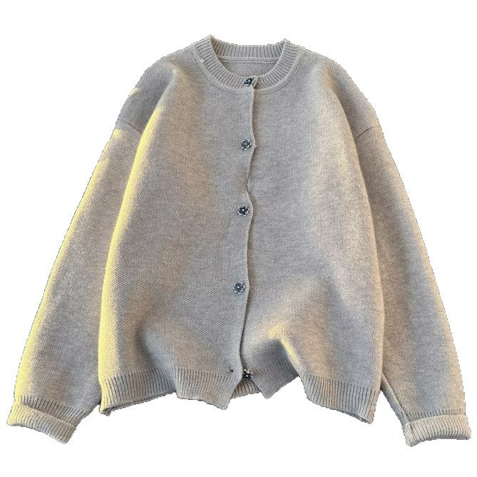 Unisex Cozy Melange Fine Knit Sweater with Raglan Sleeves and Ribbed Round Neck Mune Fashion