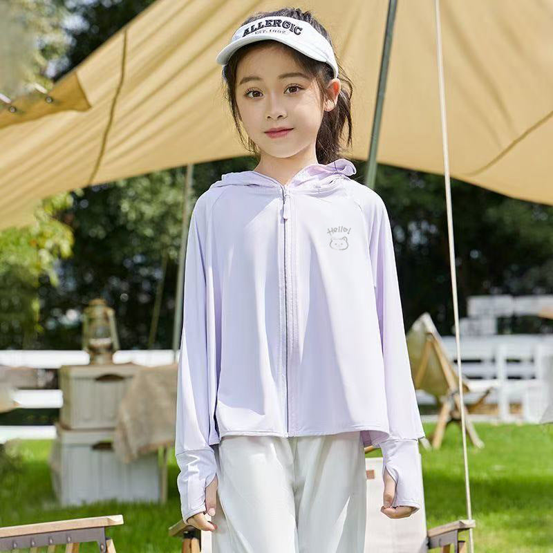 Girl Breathable UV Protection Jacket Mune Fashion