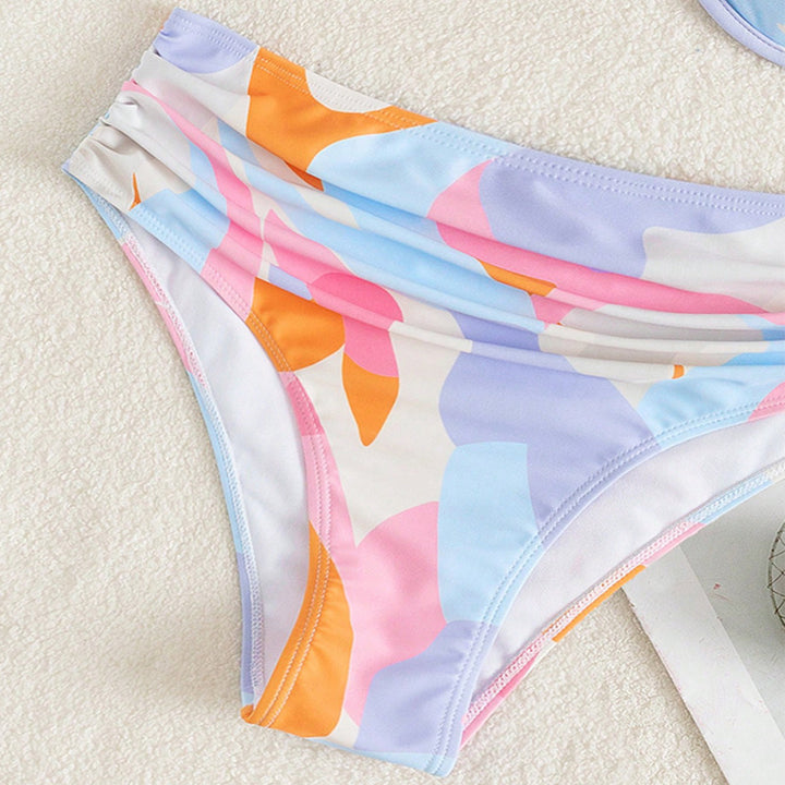 Women's Fashionable Bikini with Asymmetrical Top Mune Fashion