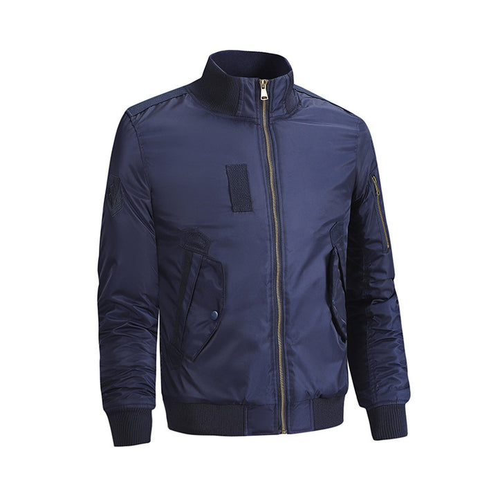 Men's Fashionable Bomber Jacket with Utility Pockets Mune Fashion