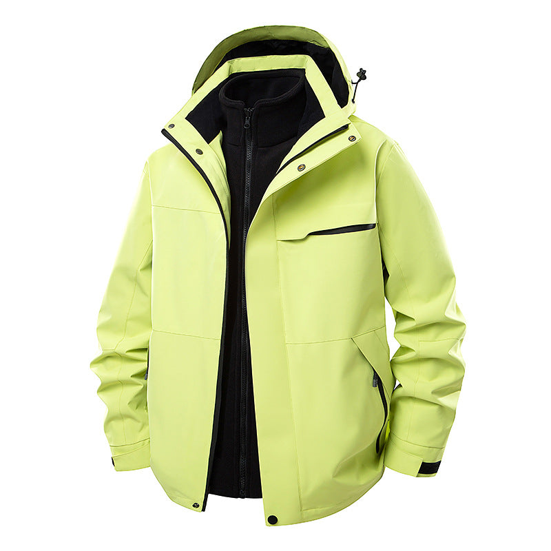Men's Waterproof Outdoor Jacket with Adjustable Hood Mune Fashion