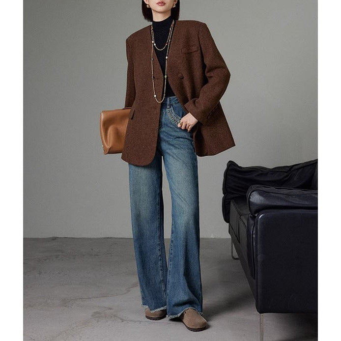 Women Elegant oversized Blazer Mune Fashion