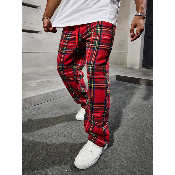 Men's Checked Leisure Pants Mune Fashion