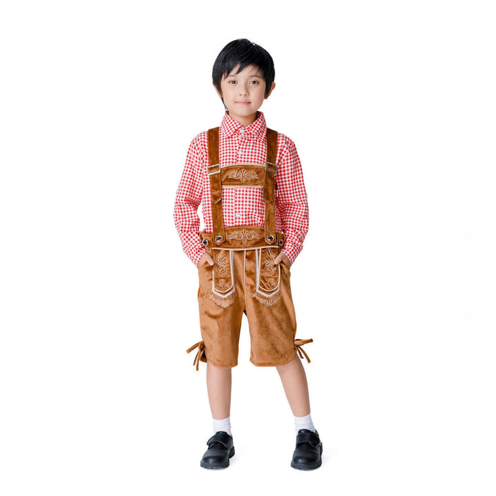 Boys' traditional shorts with elegant embroidery Mune Fashion