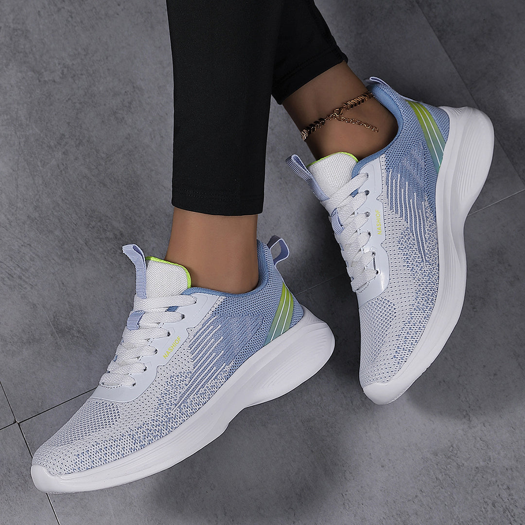Women's ultra-lightweight knit walking sneakers with anatomical rolling sole and ultra-soft comfort insole Mune Fashion