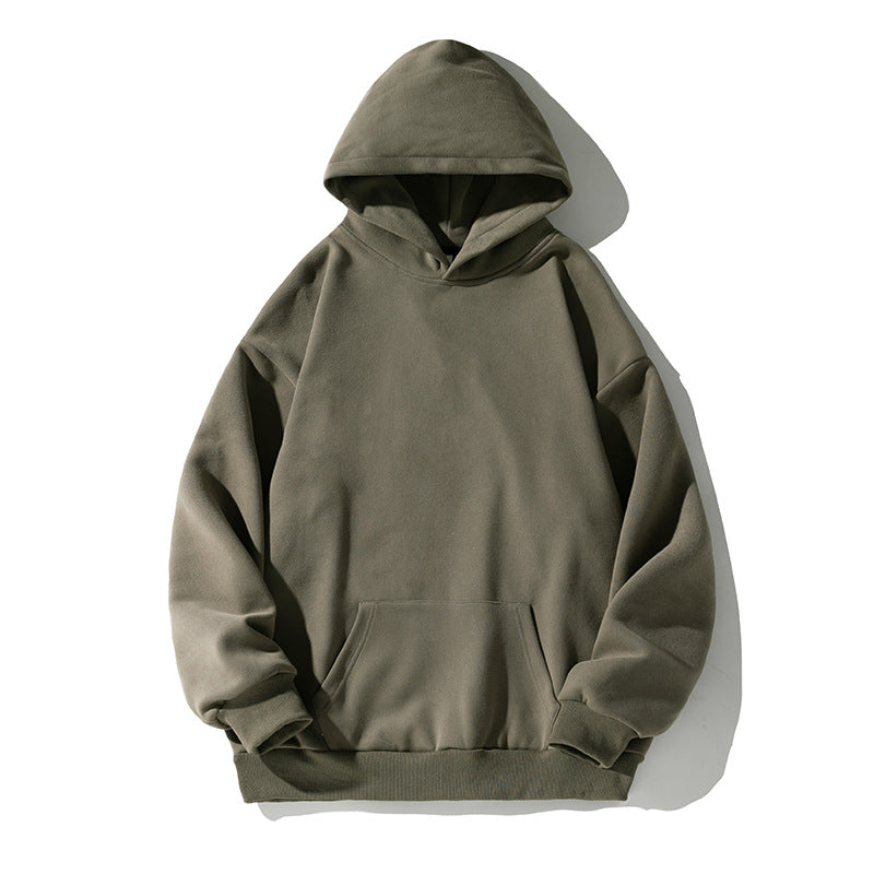Unisex Boxy Hoodie with minimalist seam design, kangaroo pocket and extended back Mune Fashion