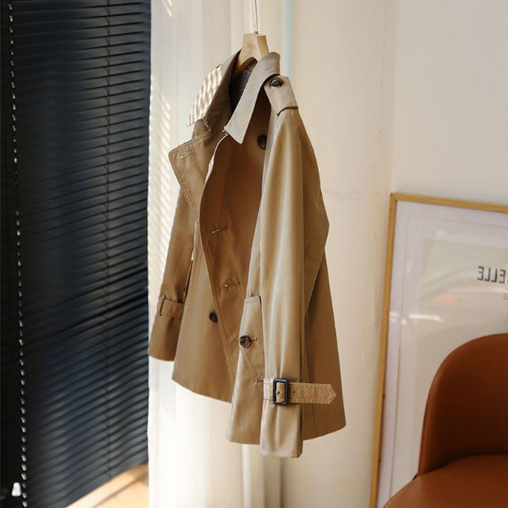 Women Elegant Trench Coat Mune Fashion