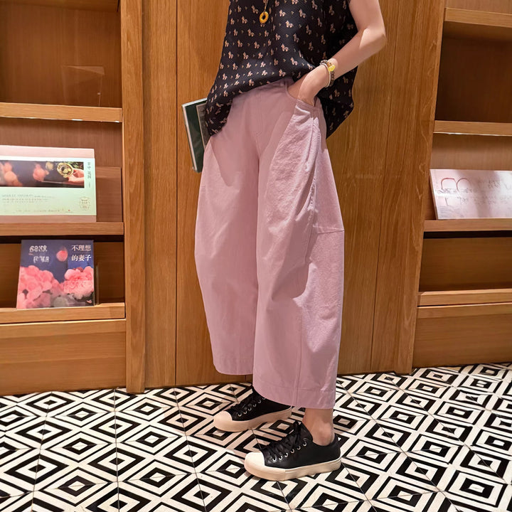 Women’s cargo pants with wide cut Mune Fashion