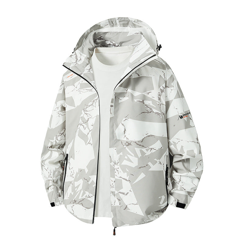 Men's Lightweight Functional Jacket with Hood Mune Fashion