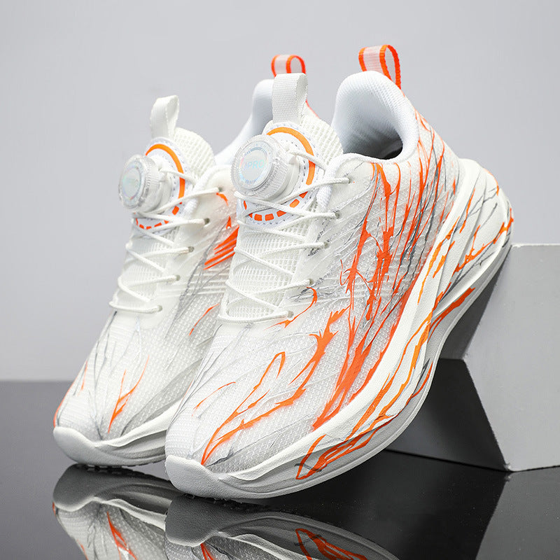 Unisex eye-catching platform sneakers with quick adjustment system and sculpted wave sole Mune Fashion