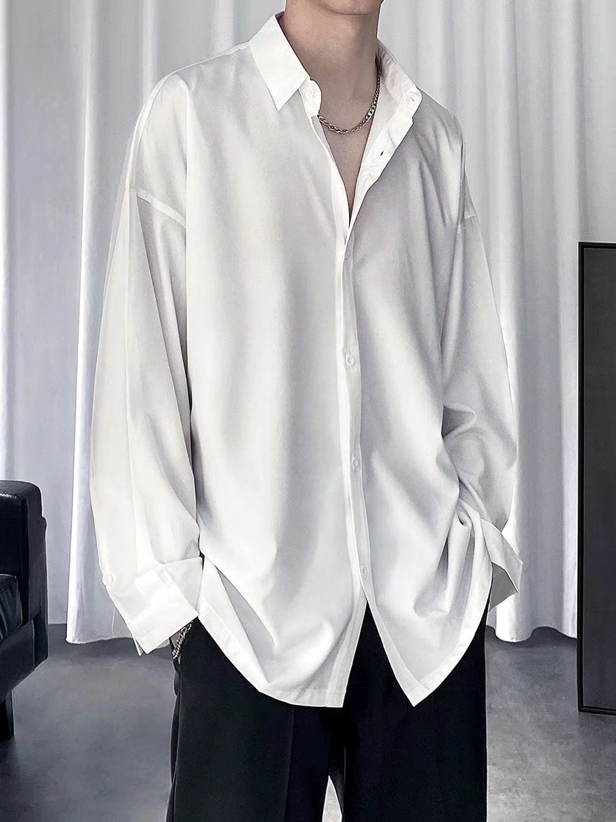 Men's Casual Long Sleeve Blouse Mune Fashion