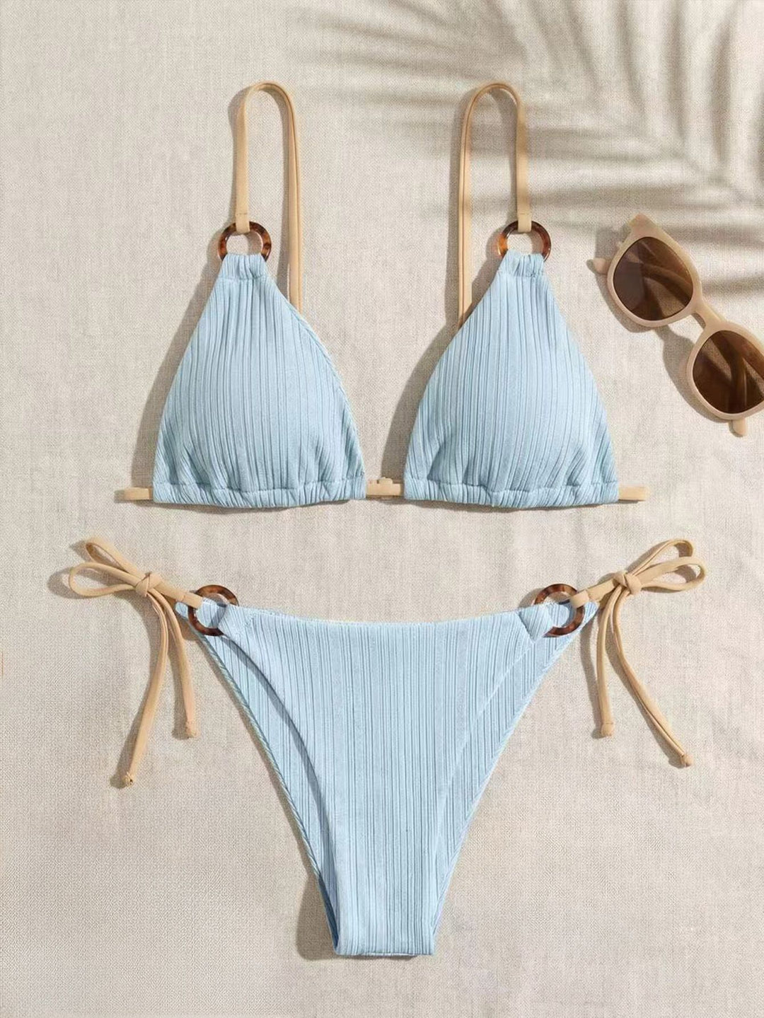 Ladies triangle bikini with adjustable strap Mune Fashion