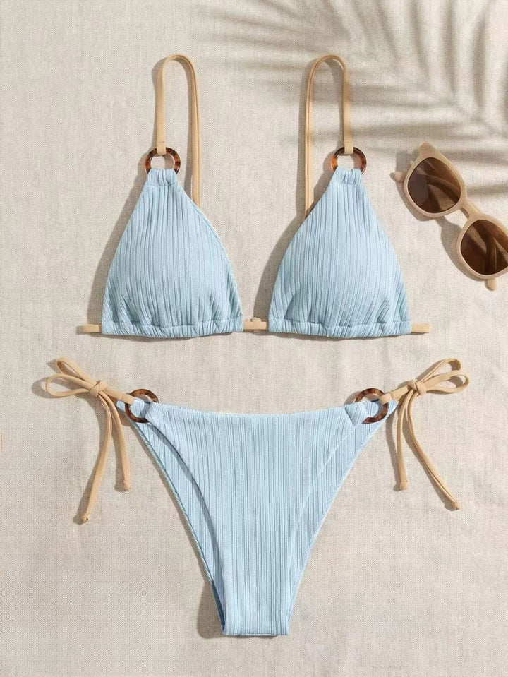 Ladies triangle bikini with adjustable strap Mune Fashion