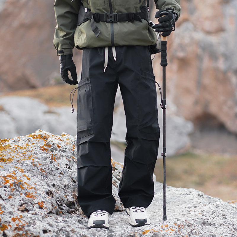 Men's outdoor cargo pants with reinforced knees, water-repellent and breathable Mune Fashion