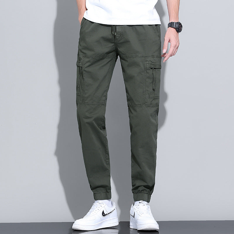 Men's Urban Tactical Cargo Jogger with ergonomic knee pleats, integrated keyring and elastic ankle closure Mune Fashion