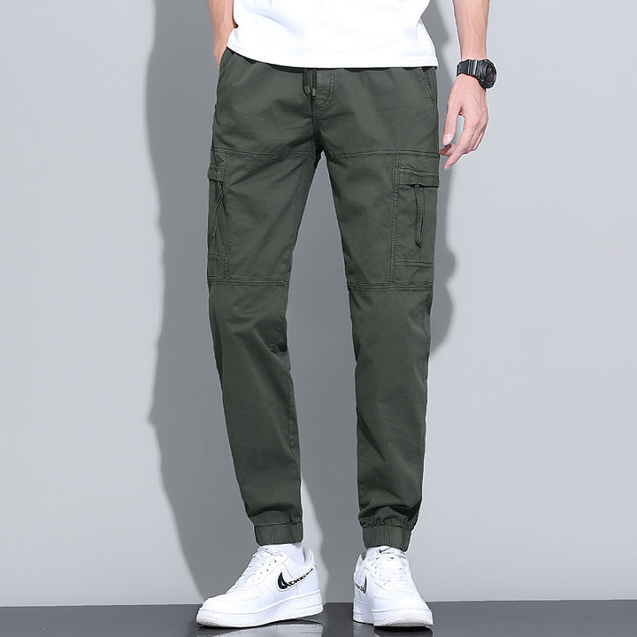 Men's Urban Tactical Cargo Jogger with ergonomic knee pleats, integrated keyring and elastic ankle closure Mune Fashion