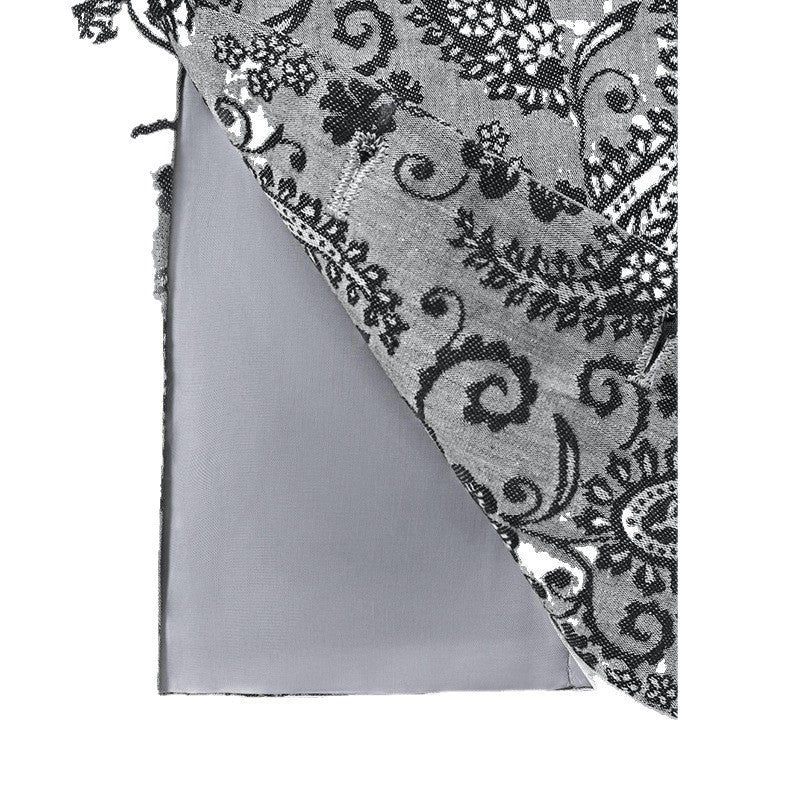 Men's Tailored Suit Vest with Paisley Jacquard and V Neck Mune Fashion