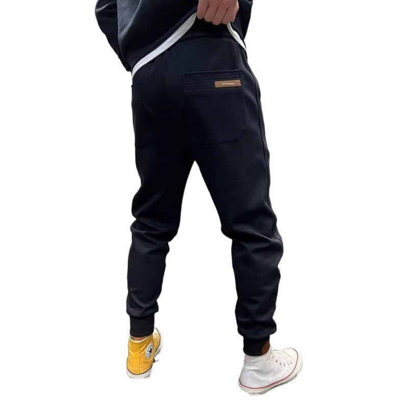 Men's Sporty Jogging Pants with Drawstring Mune Fashion