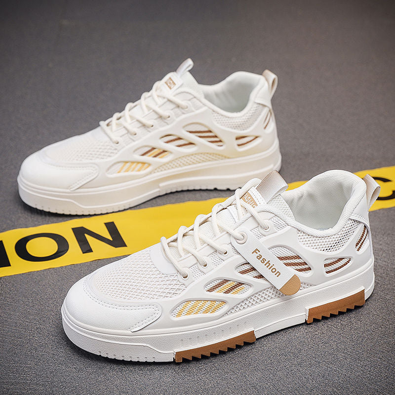 Ladies fashionable sneakers with breathable mesh inserts and flexible insole Mune Fashion