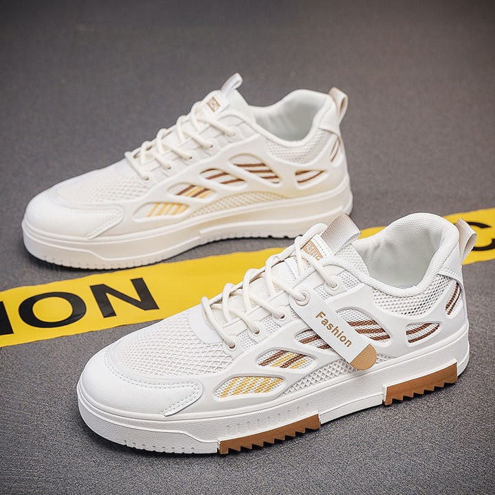 Ladies fashionable sneakers with breathable mesh inserts and flexible insole Mune Fashion
