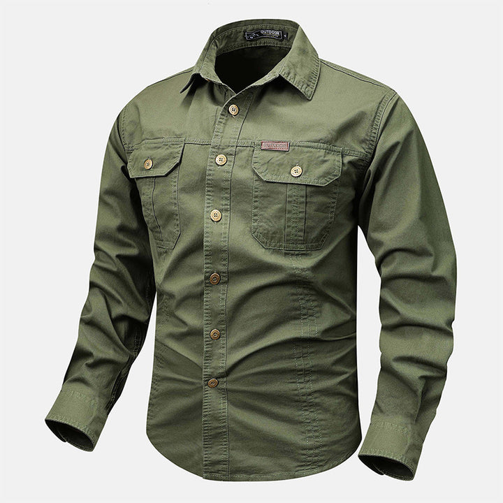 Men's Durable Outdoor Shirt with Pockets Mune Fashion