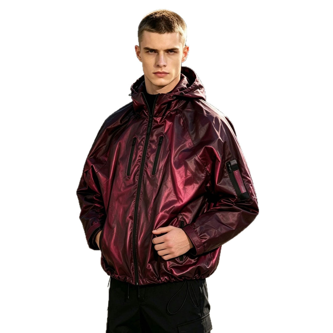 Men's Fashion Long Sleeve Jacket with Hood
