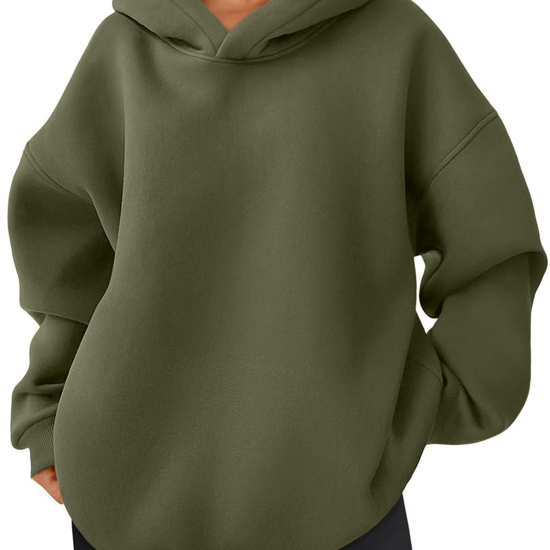 Women's nan kastiger hoodie with double-layered hood, dropped shoulders and longer back Mune Fashion