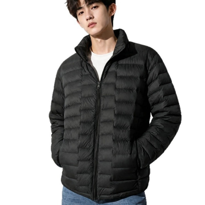 Men's Lightweight Padded Jacket with Down Look Mune Fashion