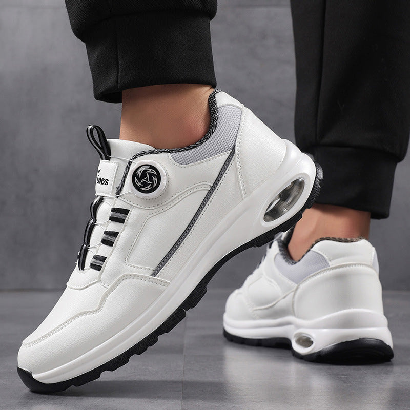 Men's sporty casual sneakers with air capsule heel cushioning, infinite click closure, and viscoelastic insole Mune Fashion