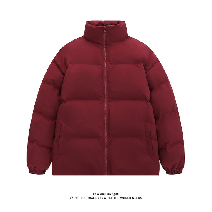 Unisex nan padded quilted jacket with stand-up collar, two pockets and elastic cuffs Mune Fashion