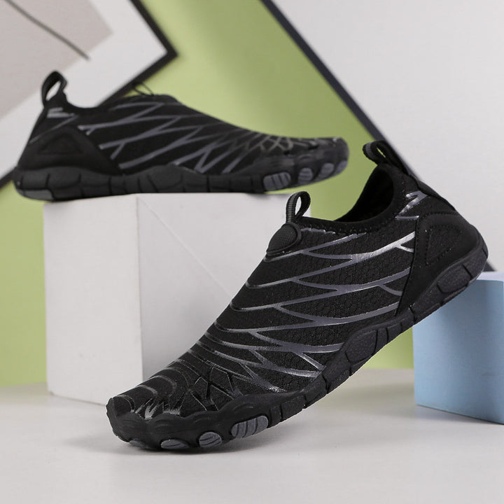 Men's nan elastic slip-on sneakers for coast and boat with seamless elastic upper material, reinforced toe cap, and gripping multi-zone sole Mune Fashion