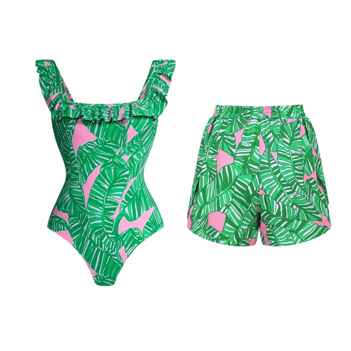 Women's Swimsuit and Maxi Skirt Set Mune Fashion