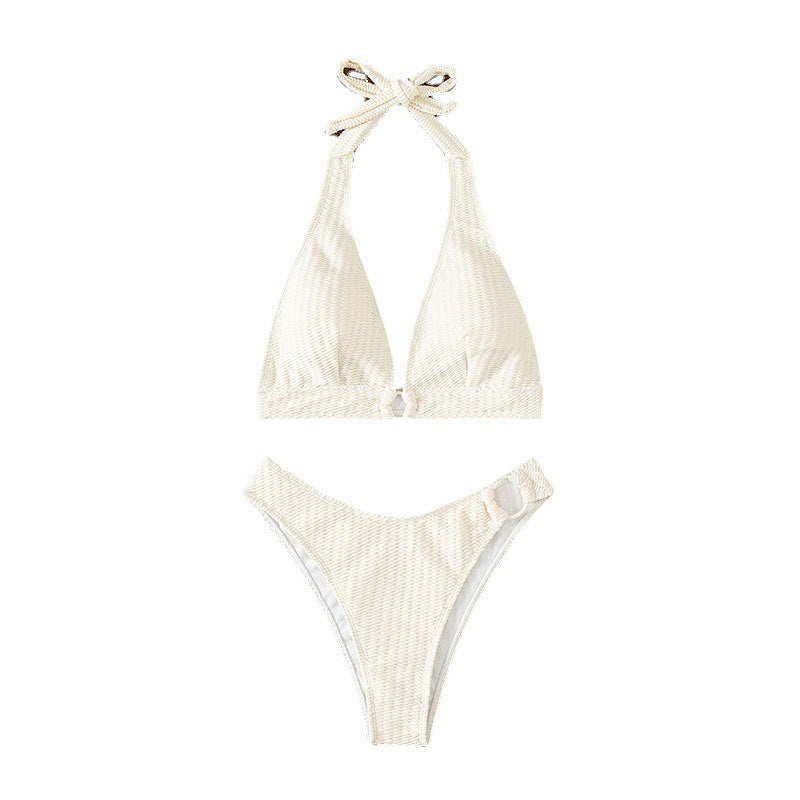 Women's Triangle Bikini with Elegant Ring Design Mune Fashion