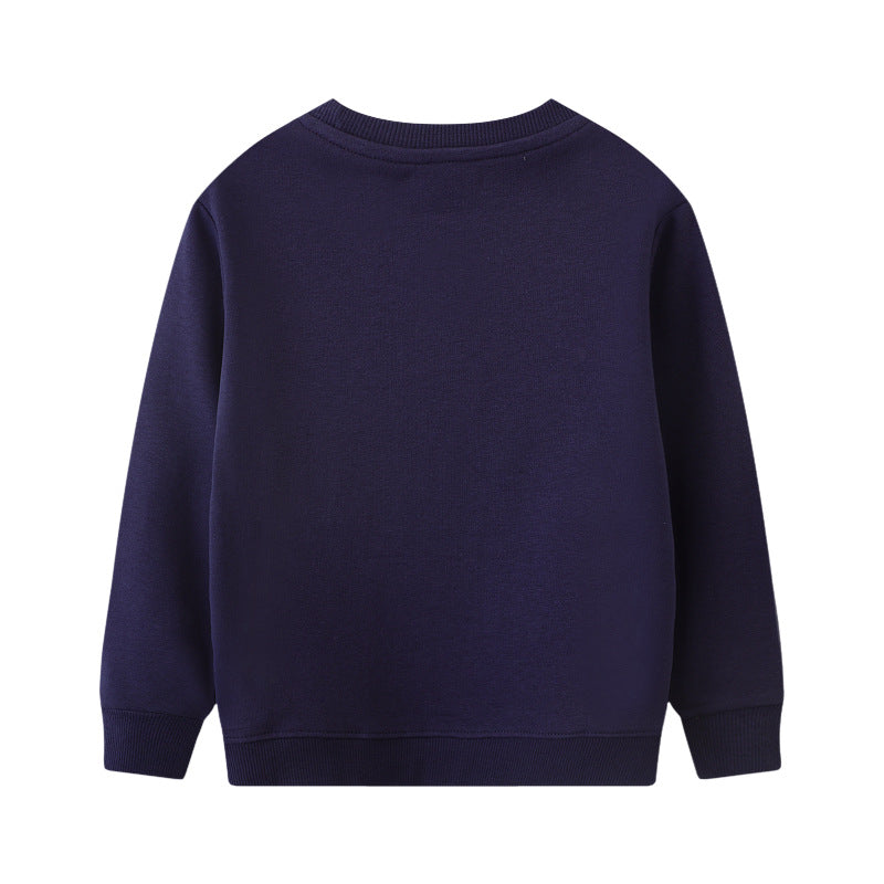 Boys sweatshirt with colorful dinosaur appliqués Mune Fashion