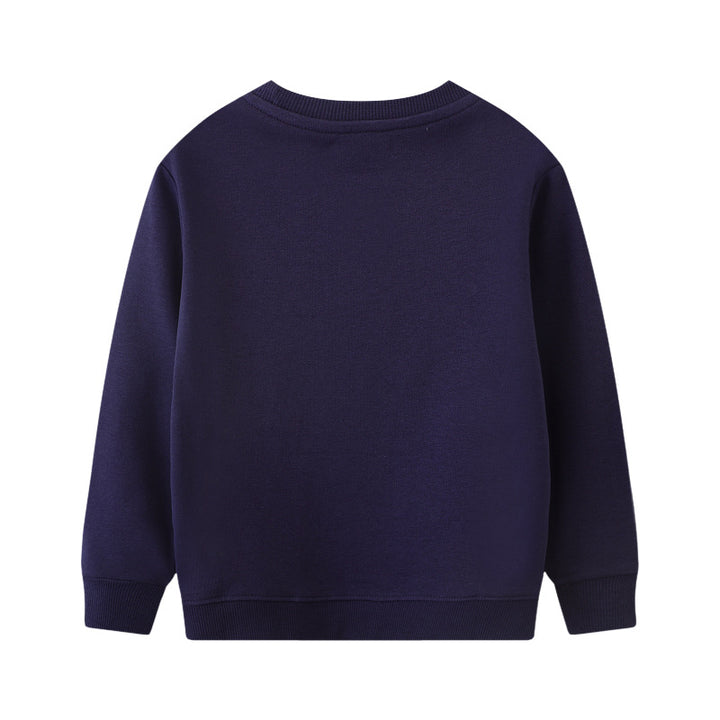 Boys sweatshirt with colorful dinosaur appliqués Mune Fashion