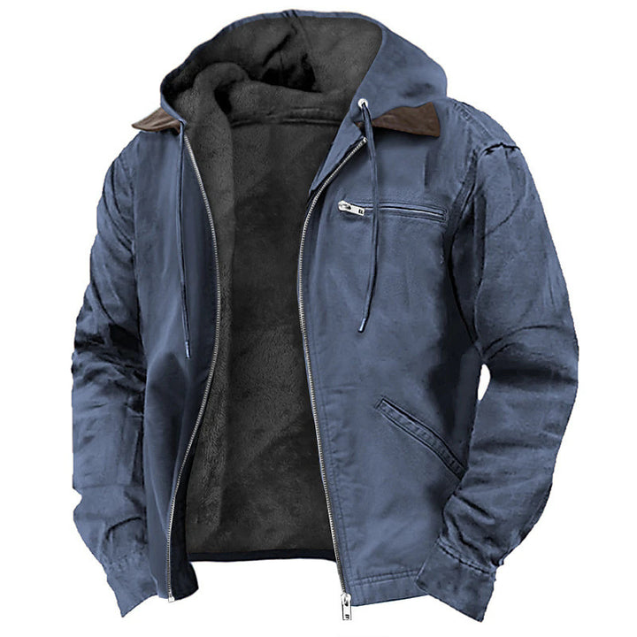 Men's Fashion Leisure Jacket with Hood