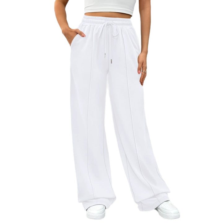 Women's comfortable high-waist joggers with drawstring and deep side pockets Mune Fashion
