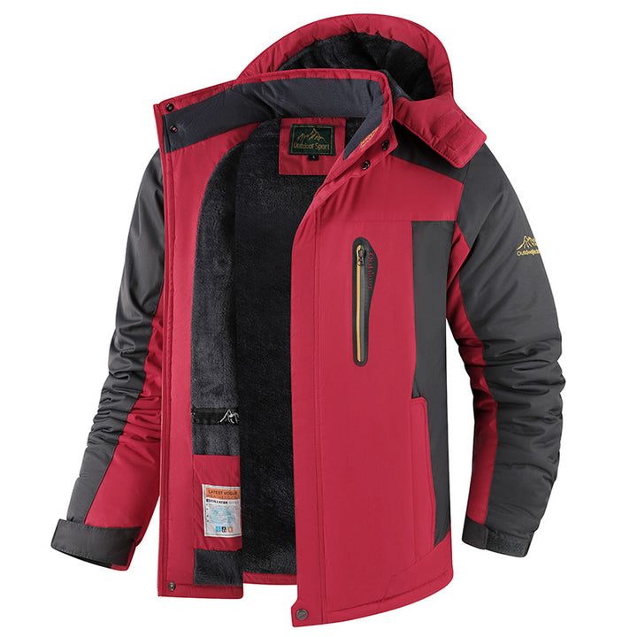 Men's Technical Outdoor Jacket with Many Pockets Mune Fashion