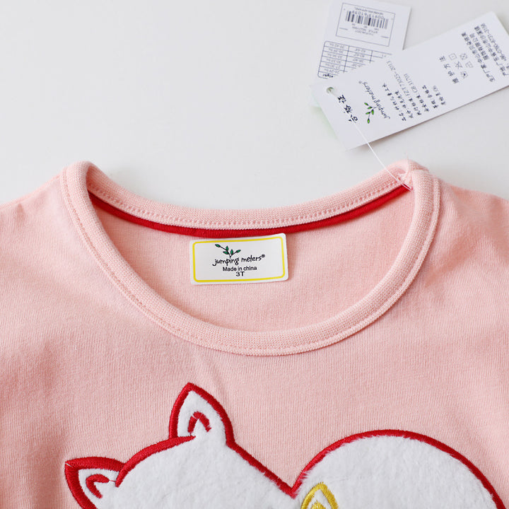 Girls Casual Dress with Charming Animal Motif Mune Fashion