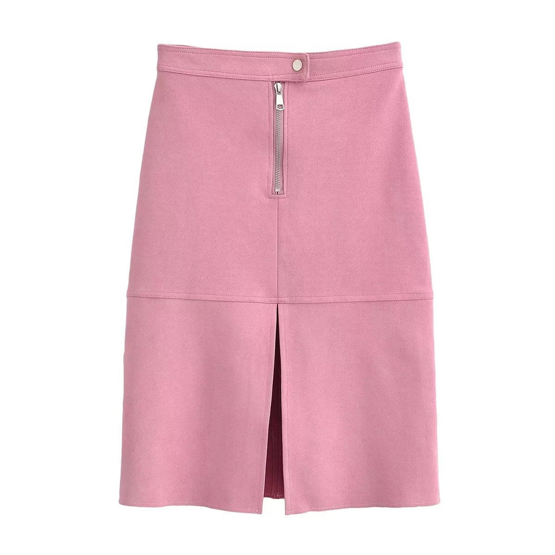 Women's short jacket with belted waist, asymmetrical lapel, and peplum hem Mune Fashion
